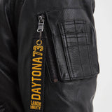 Redmond - Men's leather bomber jacket