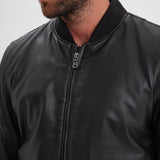 Redmond - Men's leather bomber jacket