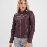 Jolya - Women's leather jacket