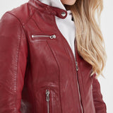 Jolya - Women's leather jacket
