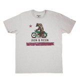 Moto bear - Men's textile T-shirt