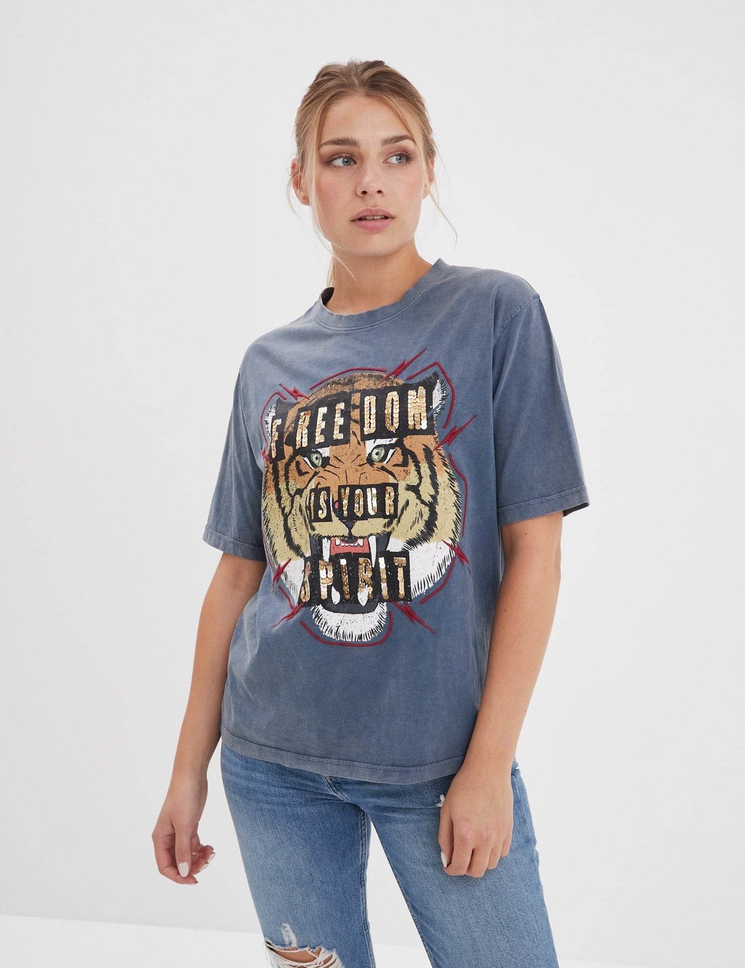 Eleanor - Women's rock tiger t-shirt