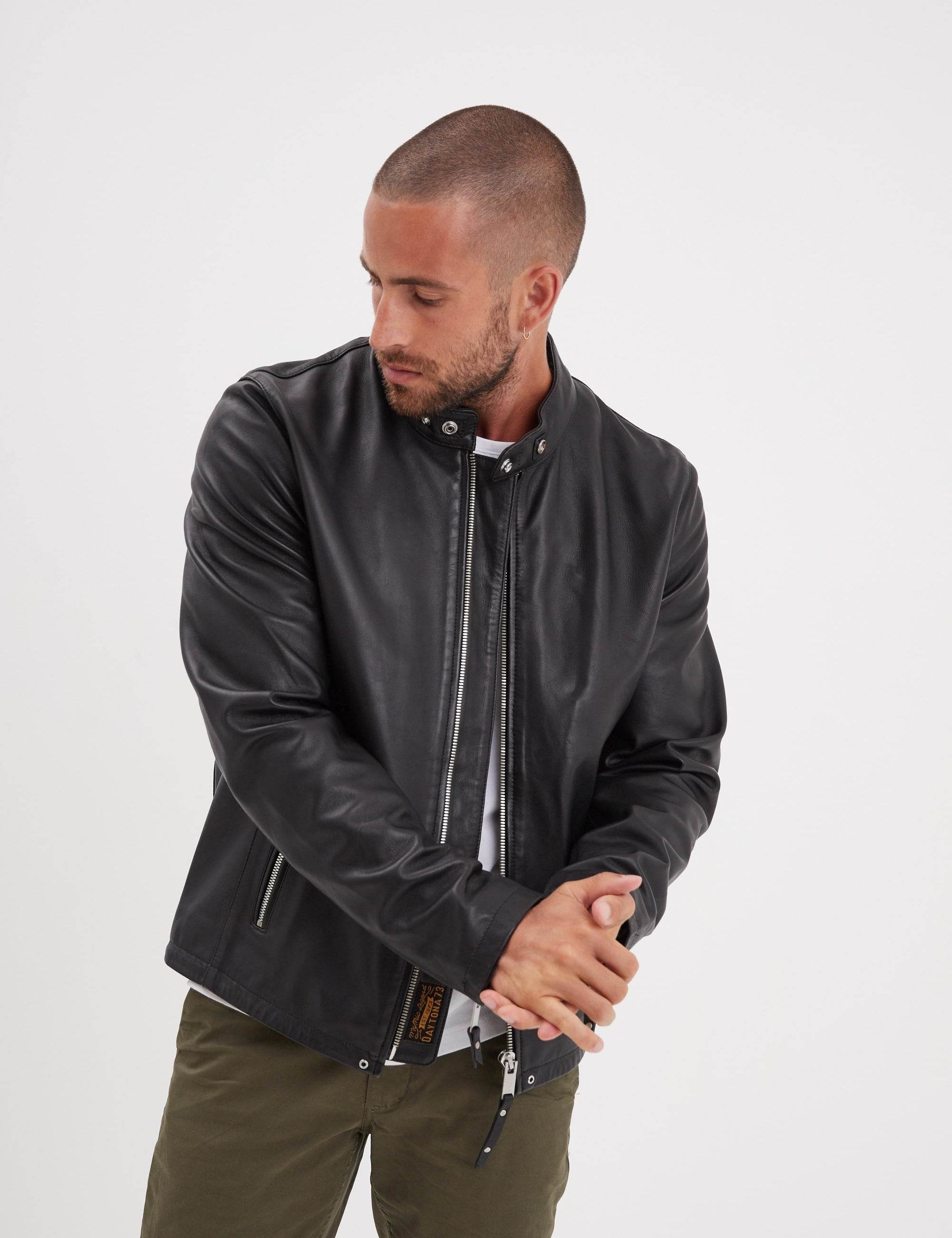 Ruidoso - Blouson cuir motard