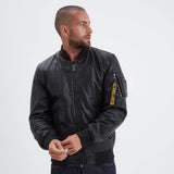 Redmond - Men's leather bomber jacket