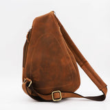 Leather shoulder bag - Daytona 73