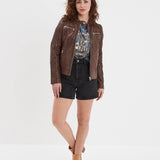 Jolya - Women's leather jacket