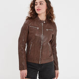 Jolya - Women's leather jacket