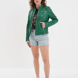 Jolya - Women's leather jacket