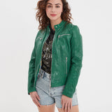 Jolya - Women's leather jacket