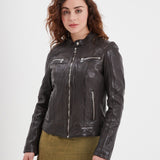 Jolya - Women's leather jacket