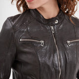 Jolya - Women's leather jacket