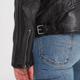 Wartbugy - Blouson moto vintage femme