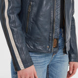 Wartbugy - Blouson moto vintage femme