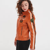Wartbugy - Blouson moto vintage femme