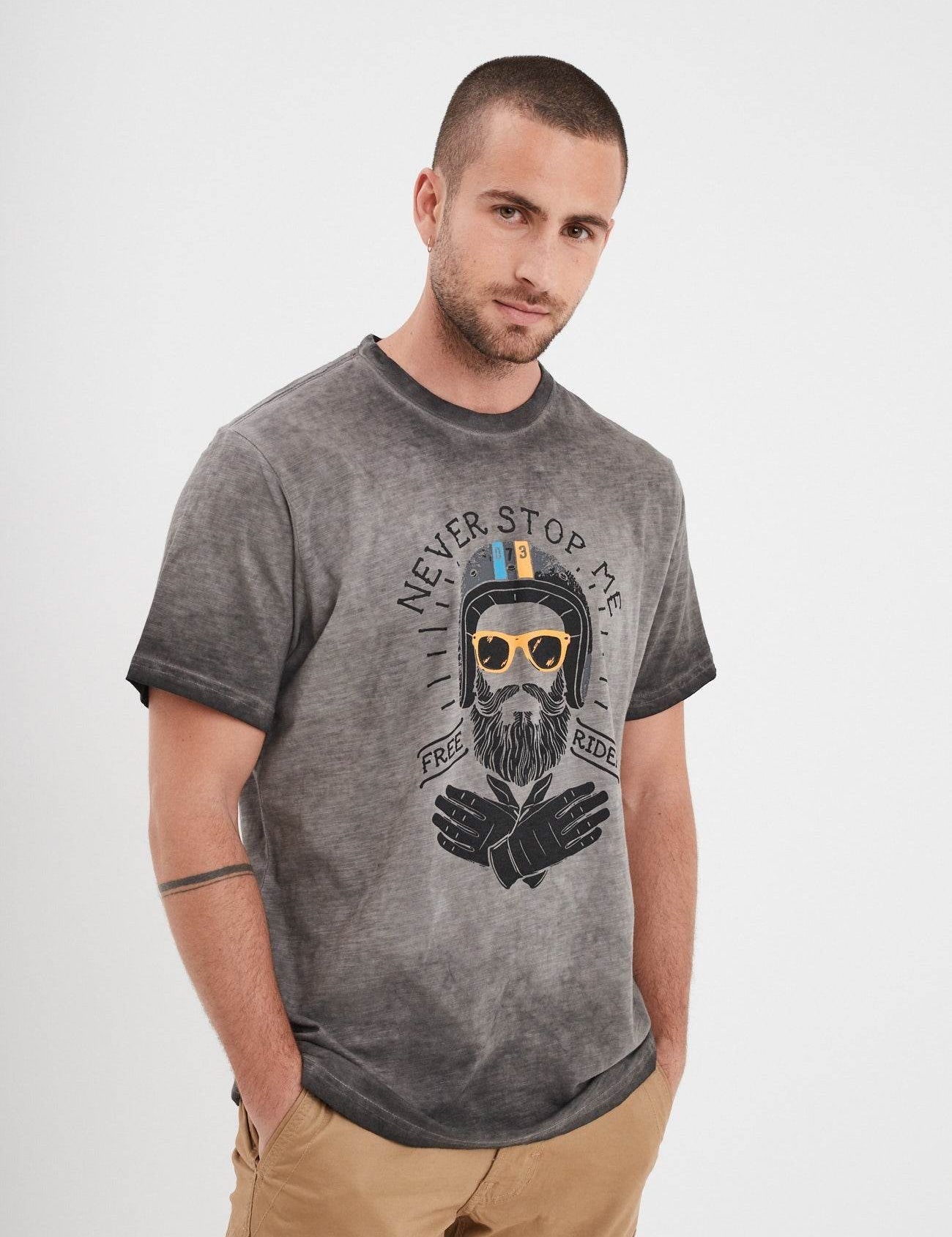 Free rider - Men's textile T-shirt
