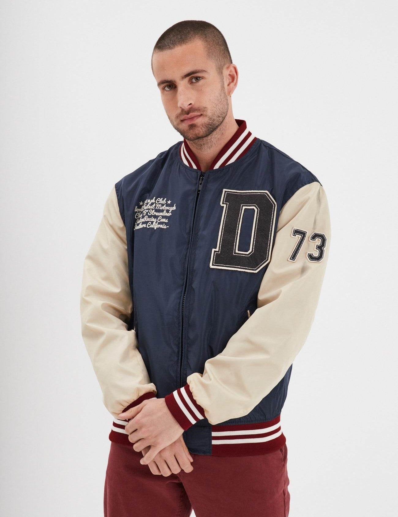 Bloomfield Nylon - Men's Varsity Bomber Jacket
