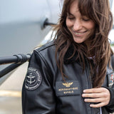 Blouson en cuir - Aéronautique navale