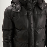 Alpine - Doudoune chaude cuir homme