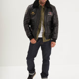 Blouson en cuir - Aéronautique navale
