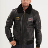Blouson en cuir - Aéronautique navale