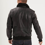 Blouson en cuir - Aéronautique navale
