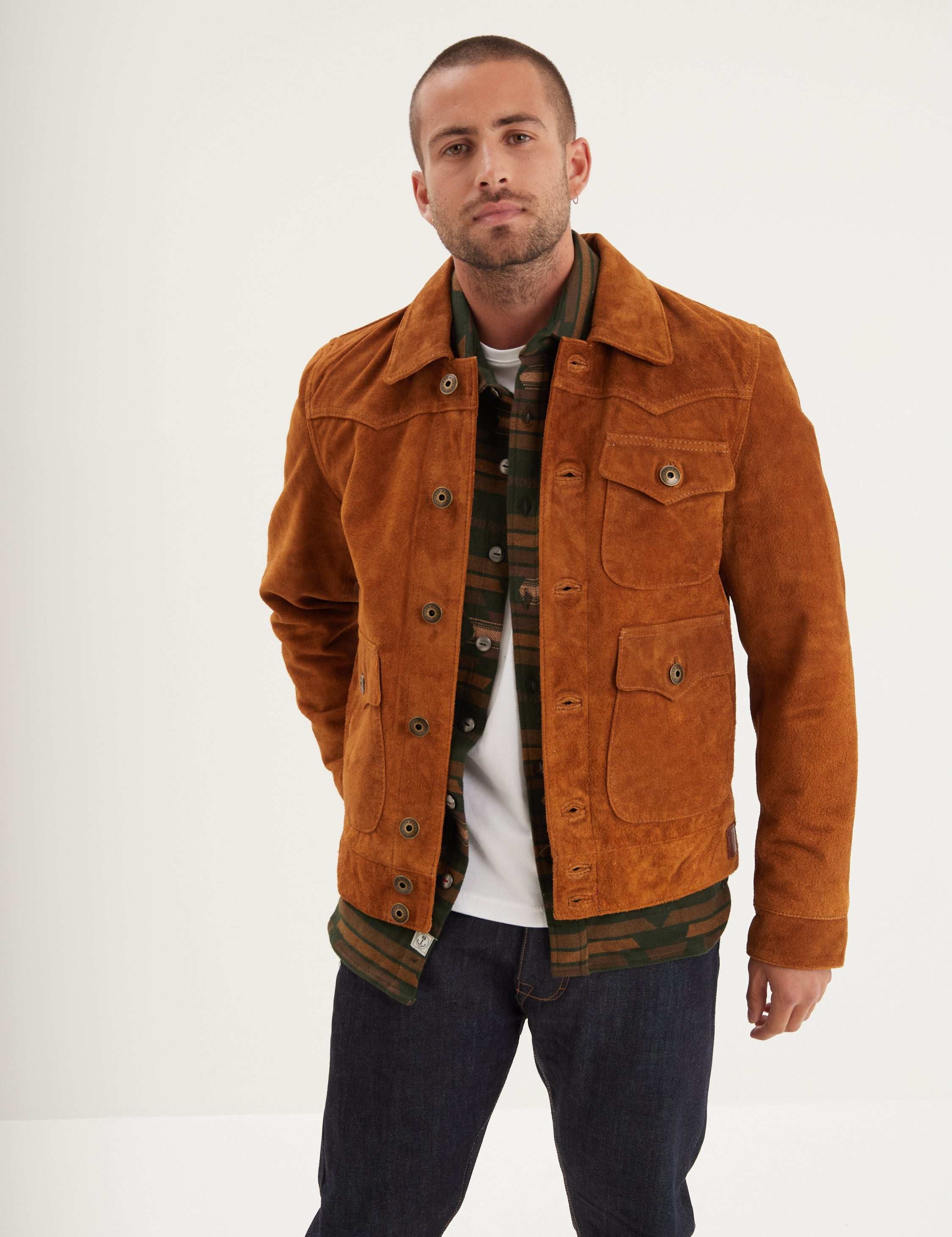 Douglas - Veste cuir de buffle