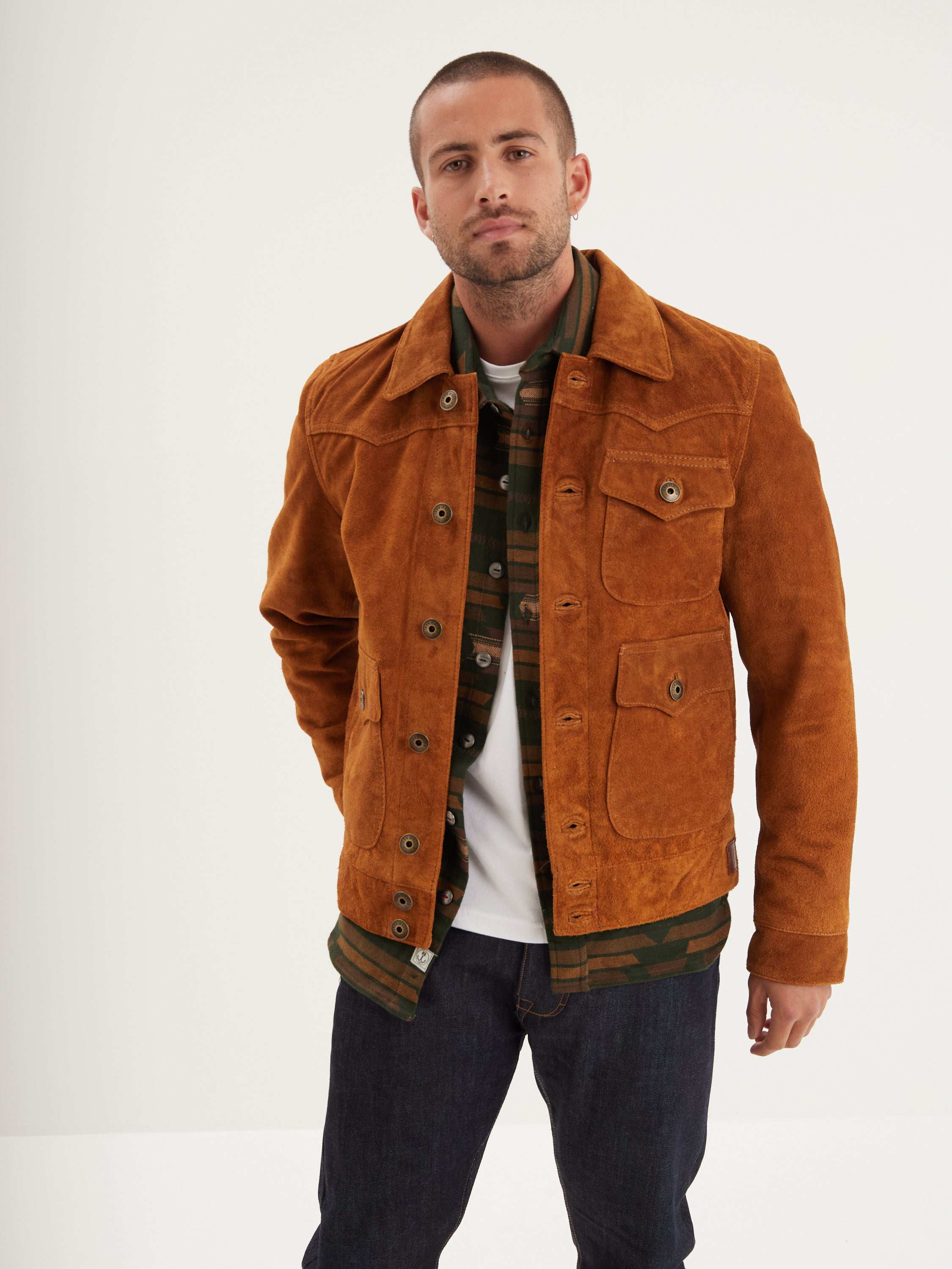 Douglas - Veste cuir de buffle