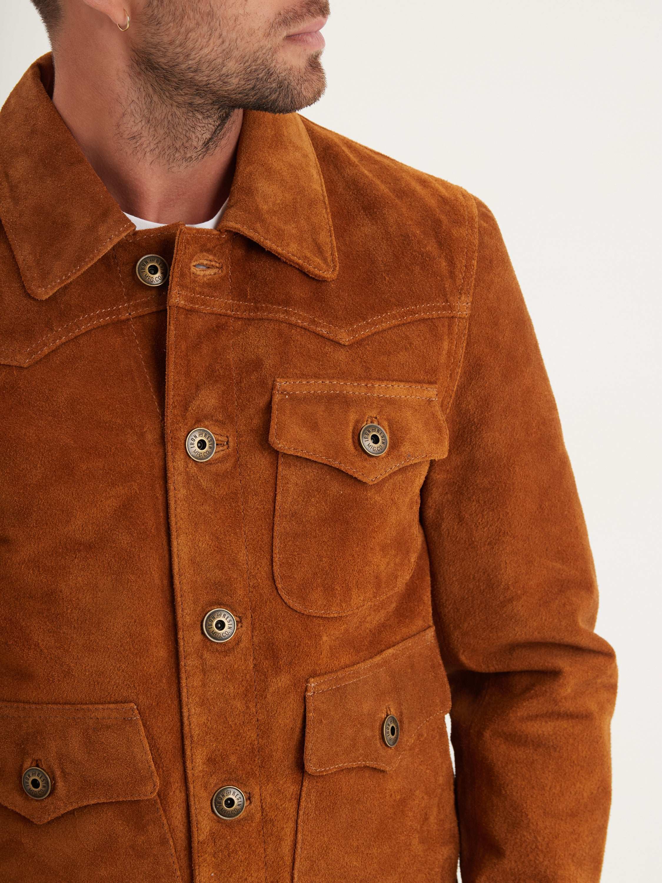 Douglas - Veste cuir de buffle
