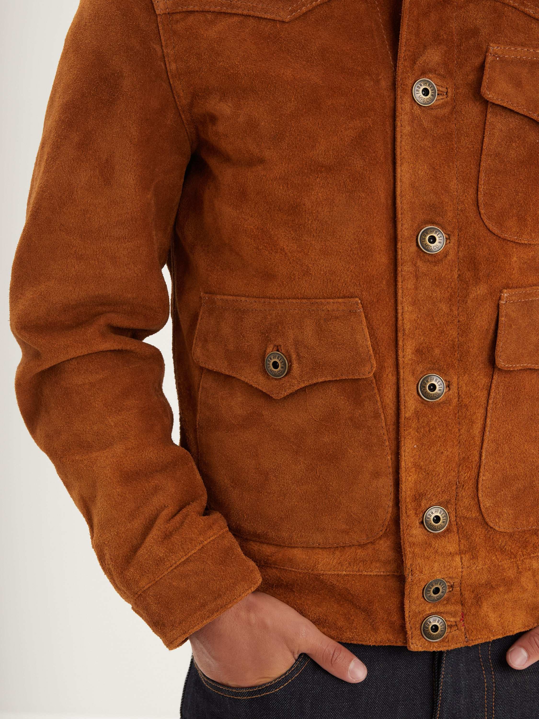 Douglas - Veste cuir de buffle