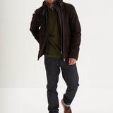 Ford - Men's brown leather jacket