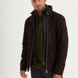 Ford - Men's brown leather jacket
