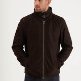 Ford - Men's brown leather jacket