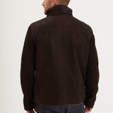 Ford - Men's brown leather jacket