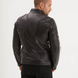 Gasly - Blouson cuir motard