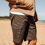 Cargo - Men's textile Bermuda shorts