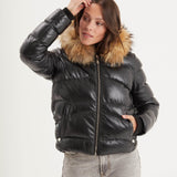 Shana - Doudoune cuir femme