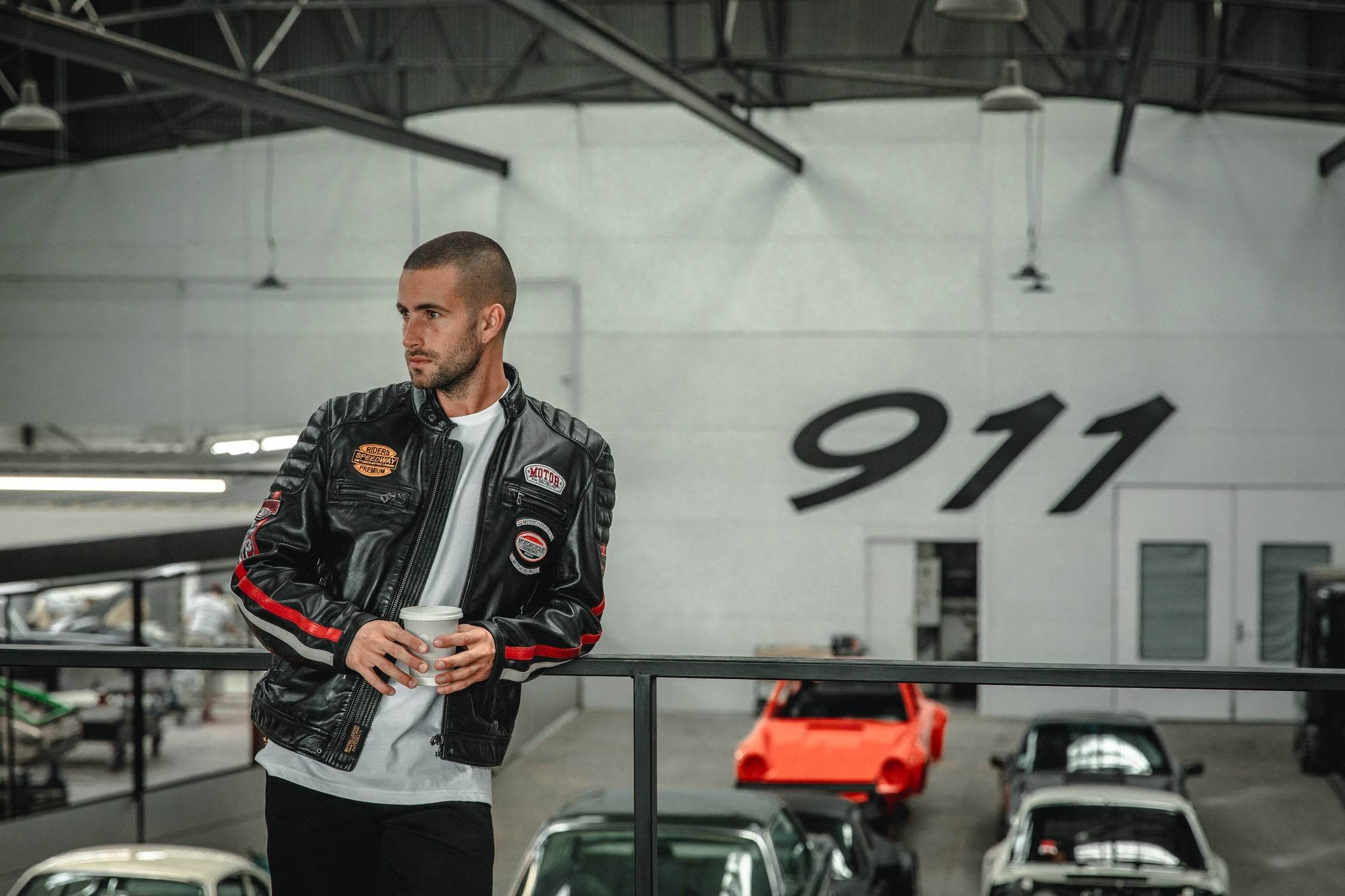 Blousons & vestes en Cuir Homme