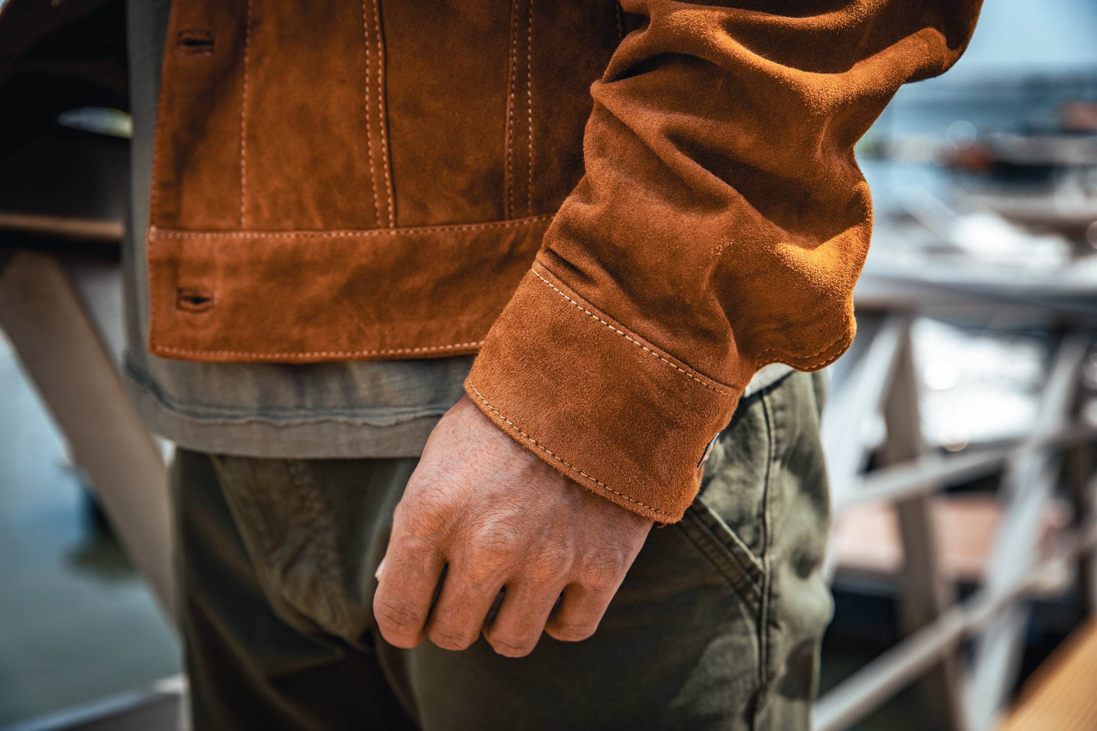 Vestes suédines homme