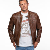 Starget - Blouson vintage cuir homme