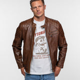 Starget - Blouson vintage cuir homme