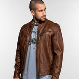 Collins - Men's leather jacket