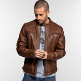Collins - Men's leather jacket