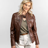 Jody - Blouson cuir femme