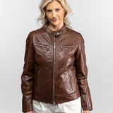 Jody - Blouson cuir femme