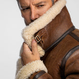 Bombardier - Blouson aviateur cuir homme