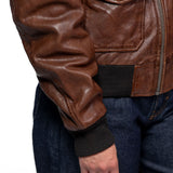 Air pilot - Blouson aviateur cuir femme