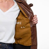 Air pilot - Blouson aviateur cuir femme