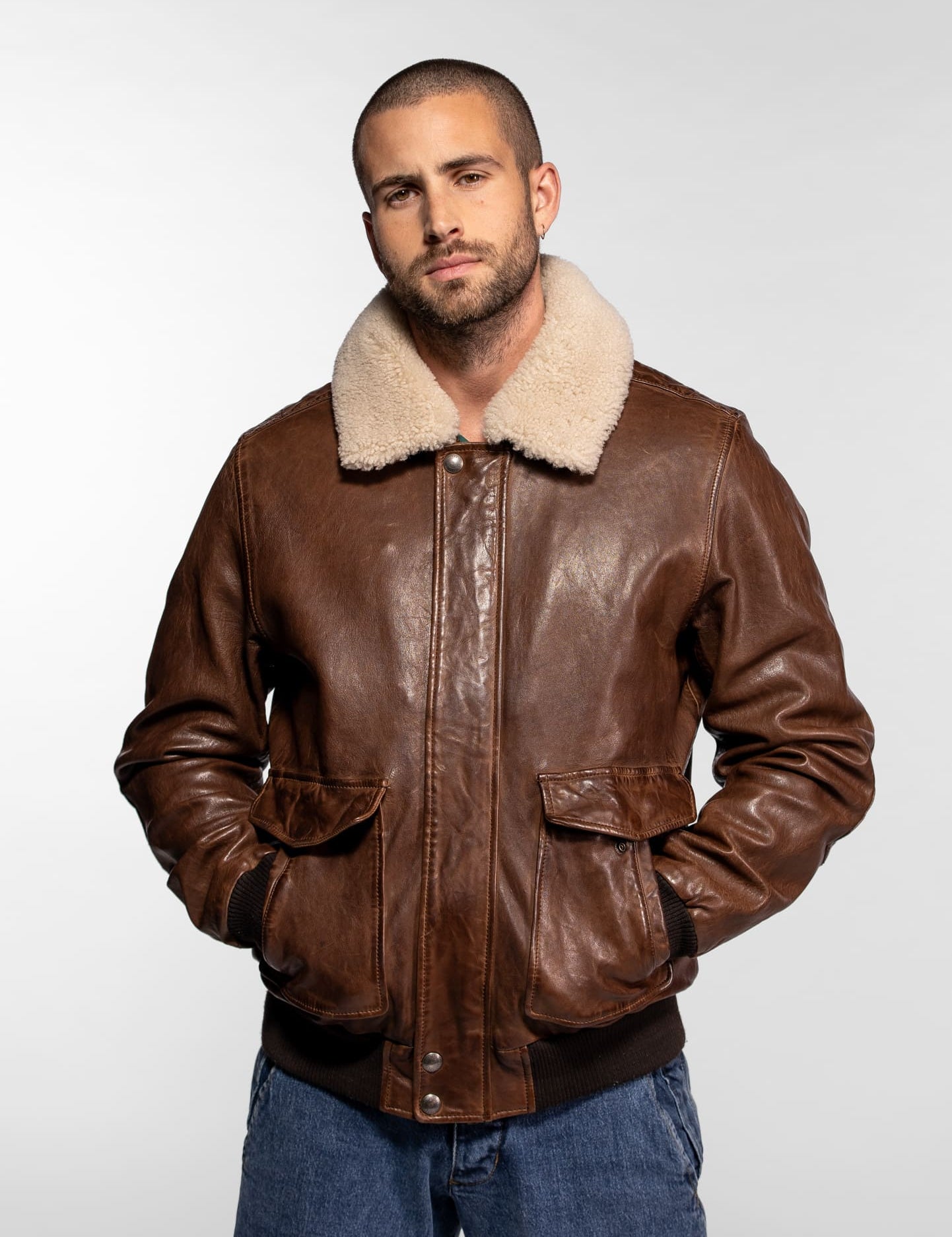 Corsair - Blouson aviateur cuir homme