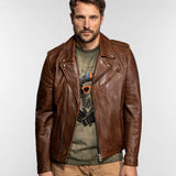 Golberg - Men's leather biker jacket
