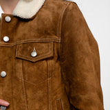 Trucky - Blouson western cuir femme